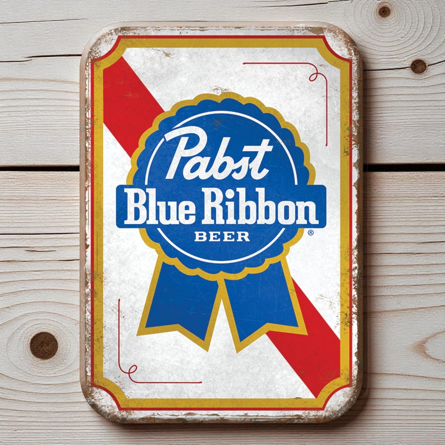 Pabst Blue Ribbon Beer Label Magnet