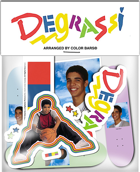 COLOR BARS DEGRASSI ASSORTED DECALS PACK