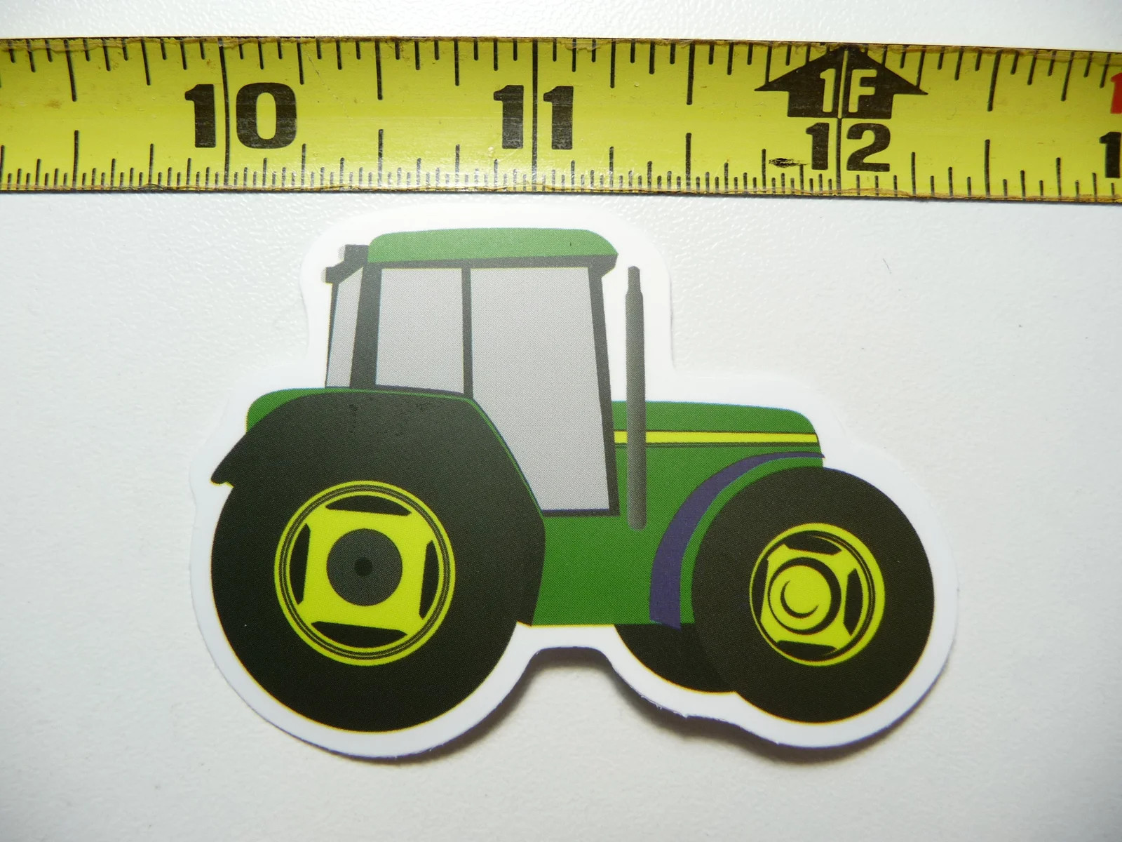 TRACTOR TINTED WINDOWS SMALL STICKER DECAL FUN FUNNY CONSTRUCTION VEHICLE