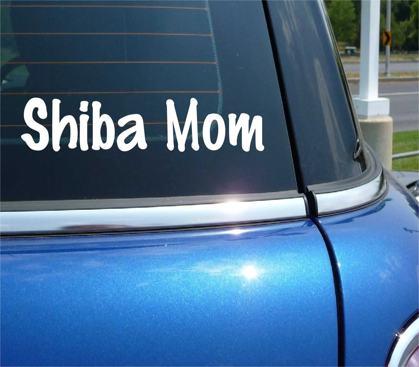 SHIBA MOM INU DOG PET FUNNY DECAL STICKER ART CAR WALL