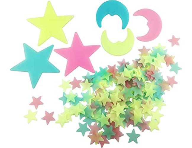 Glow in the Dark Stars for Ceiling, 500-Count, Largest Ceiling Glow Stars