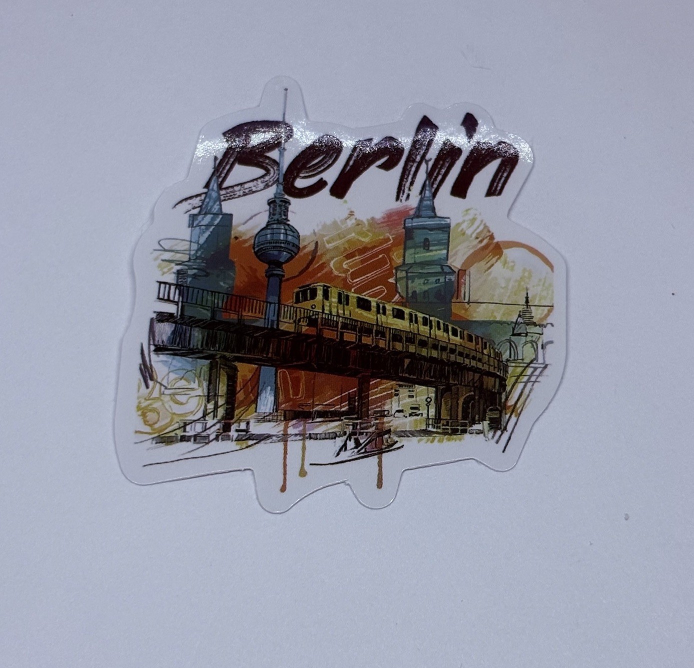 Berlin U-Bahn Subway Sticker Travel Germany Tour Art Decal Vinyl Souvenir Tc9