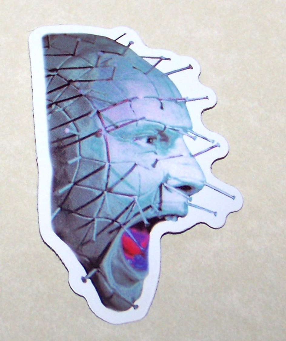 HELLRAISER – Pinhead Cut Sticker Decal Movie Horror Film Hellraiser