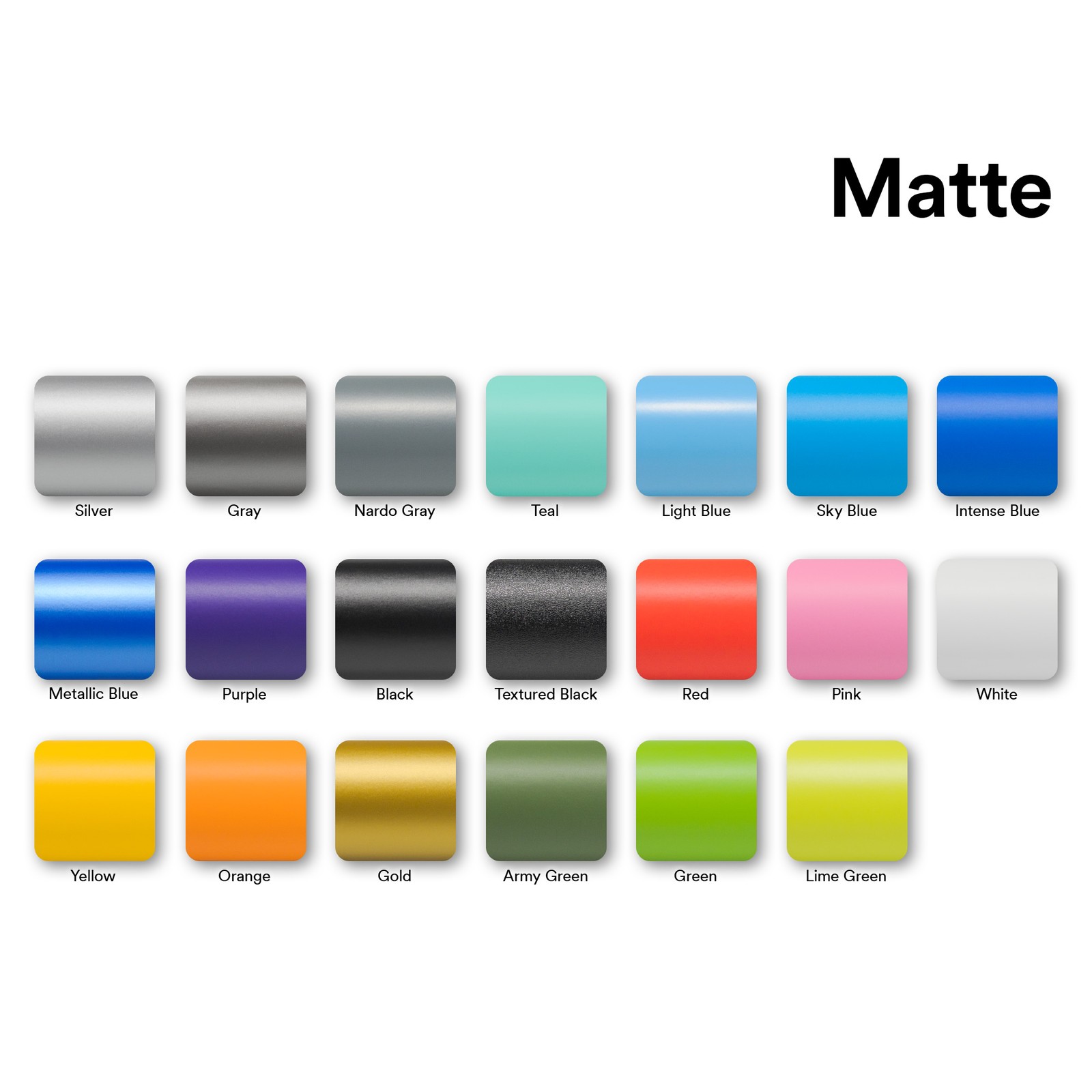 【Matte Color Vinyl】Wrap Textured for Music & Home Furniture Surface Cover Skin