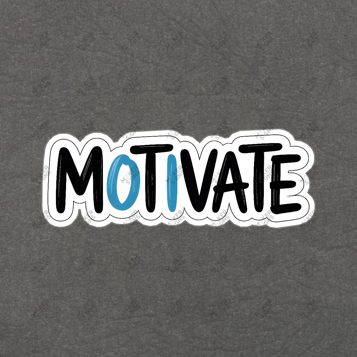 Modern Motivational Wall Sign Bold Typography Decor Perfect for Home #7643