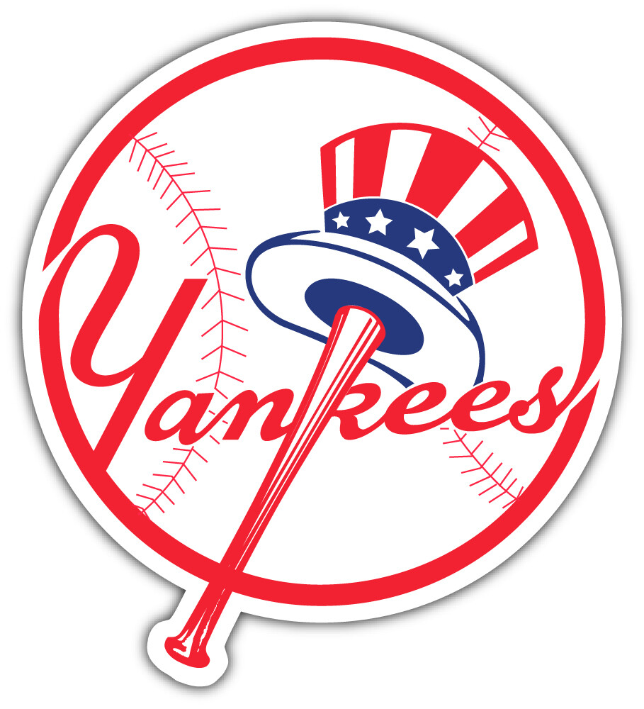 New York Yankees MLB Baseball Sport Logo Car Bumper Sticker Decal “SIZES”