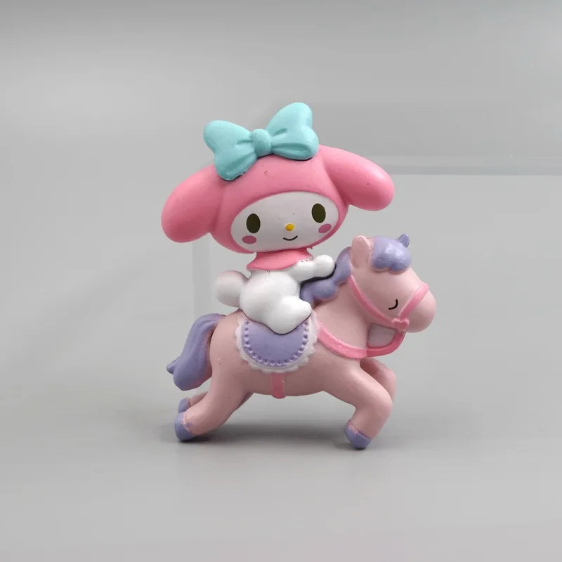 Sanrio Anime Figures My Melody Cinnamoroll PVC Action Figure Cartoon Unicorn Dol