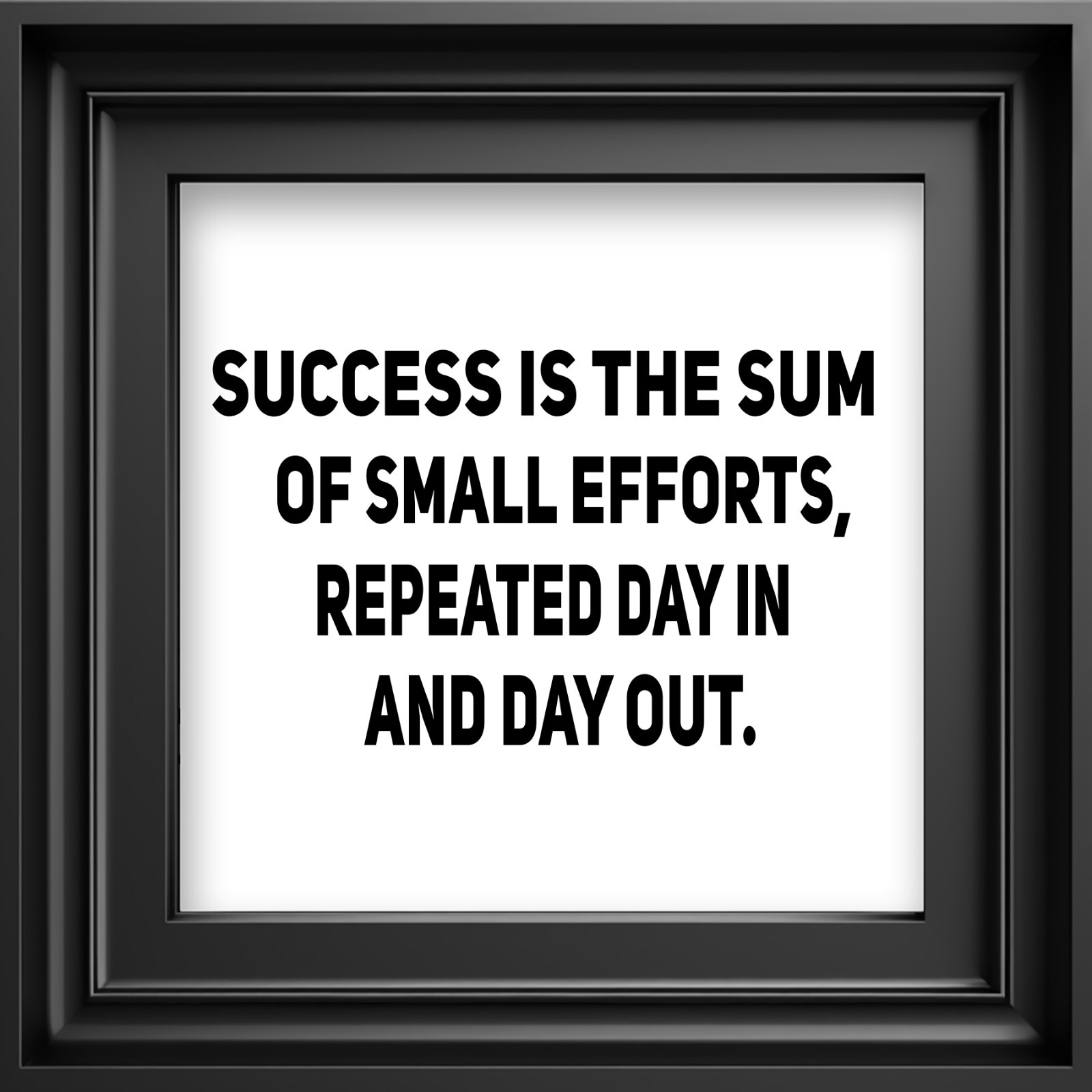 Motivational Wall Art – Peel and Stick Vinyl/removable Wall Decals. 3D illusion.