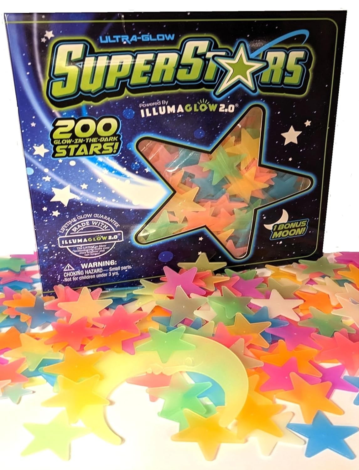 Magical Glow in The Dark Stars – Complete Set with Installation Guide & Moon