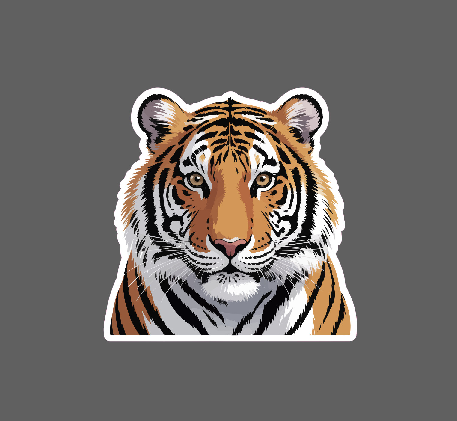 Tiger Sticker Animal Wildlife Nature Cat Jungle Gift Waterproof NEW