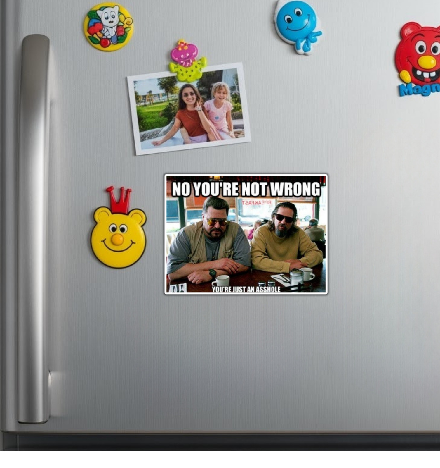 Big Lebowski You’re Not Wrong You’re Just an A**hole Magnet or Sticker