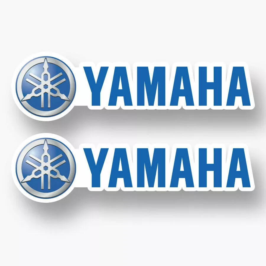 2X YAMAHA DECAL STICKER USA MADE TRUCK VEHICLE FISHING BOATS MOTOR BASS CAR