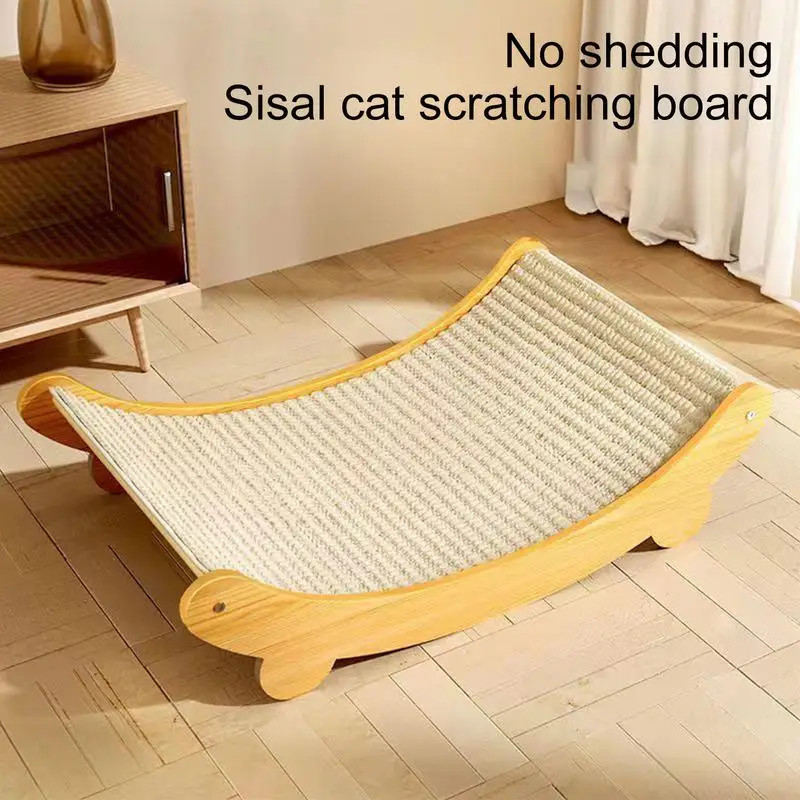 Sisal Cat Scratching Pad Cat Scratch Bed Mat for Small Medium Large Cats Give y