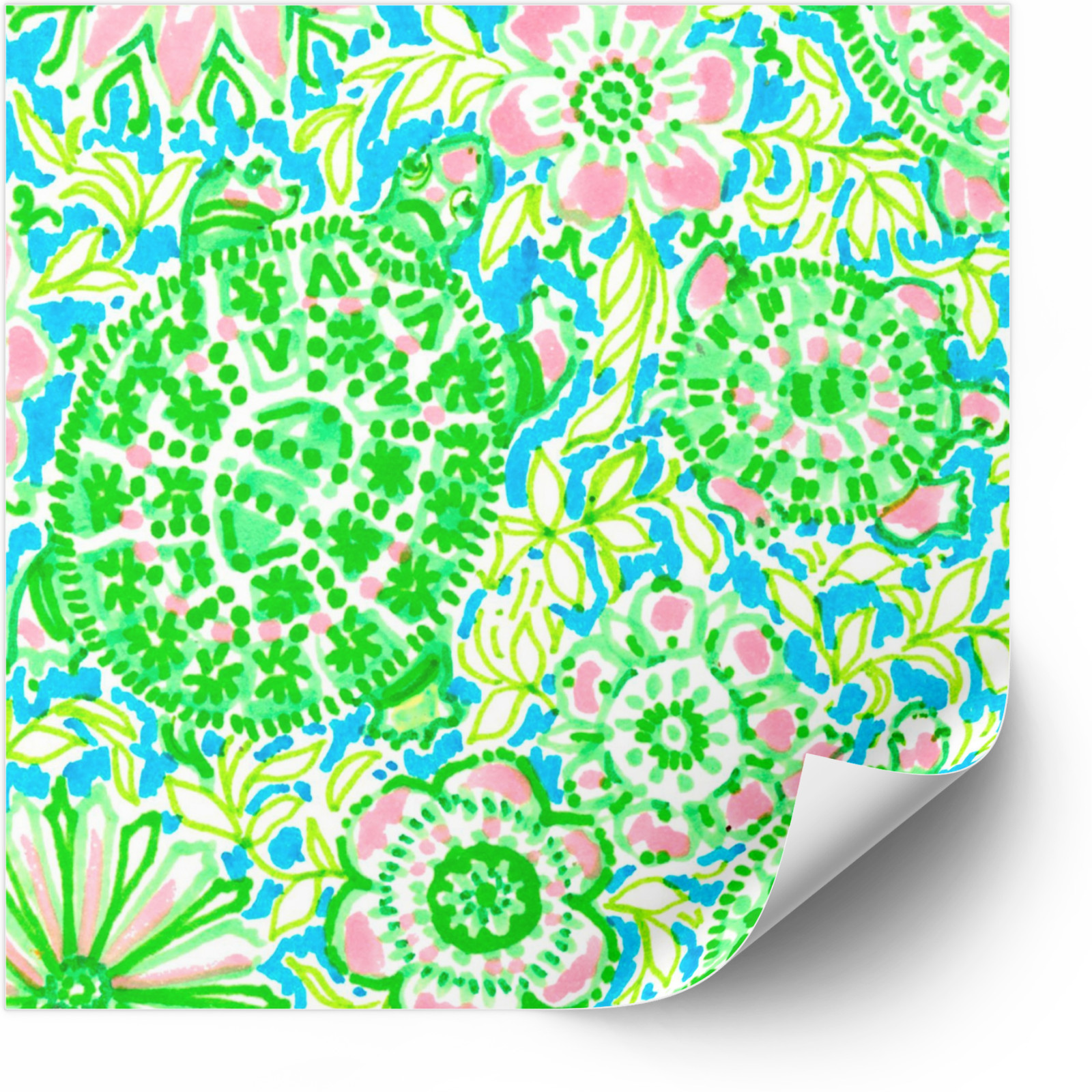 Pattern Vinyl HTV, Lilly P Floral Vinyl, Iron on Vinyl HTV for Cricut Machine