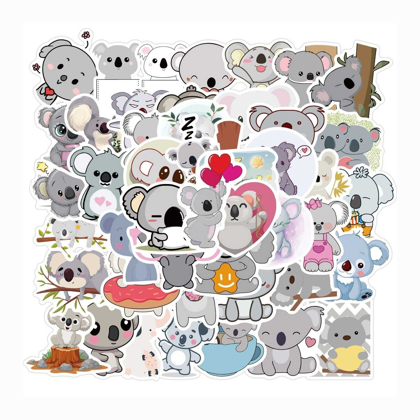 KOALA Vinyl Stickers [B] AUSTRALIA Animals BEAR ~Waterproof WATER BOTTLE Decals