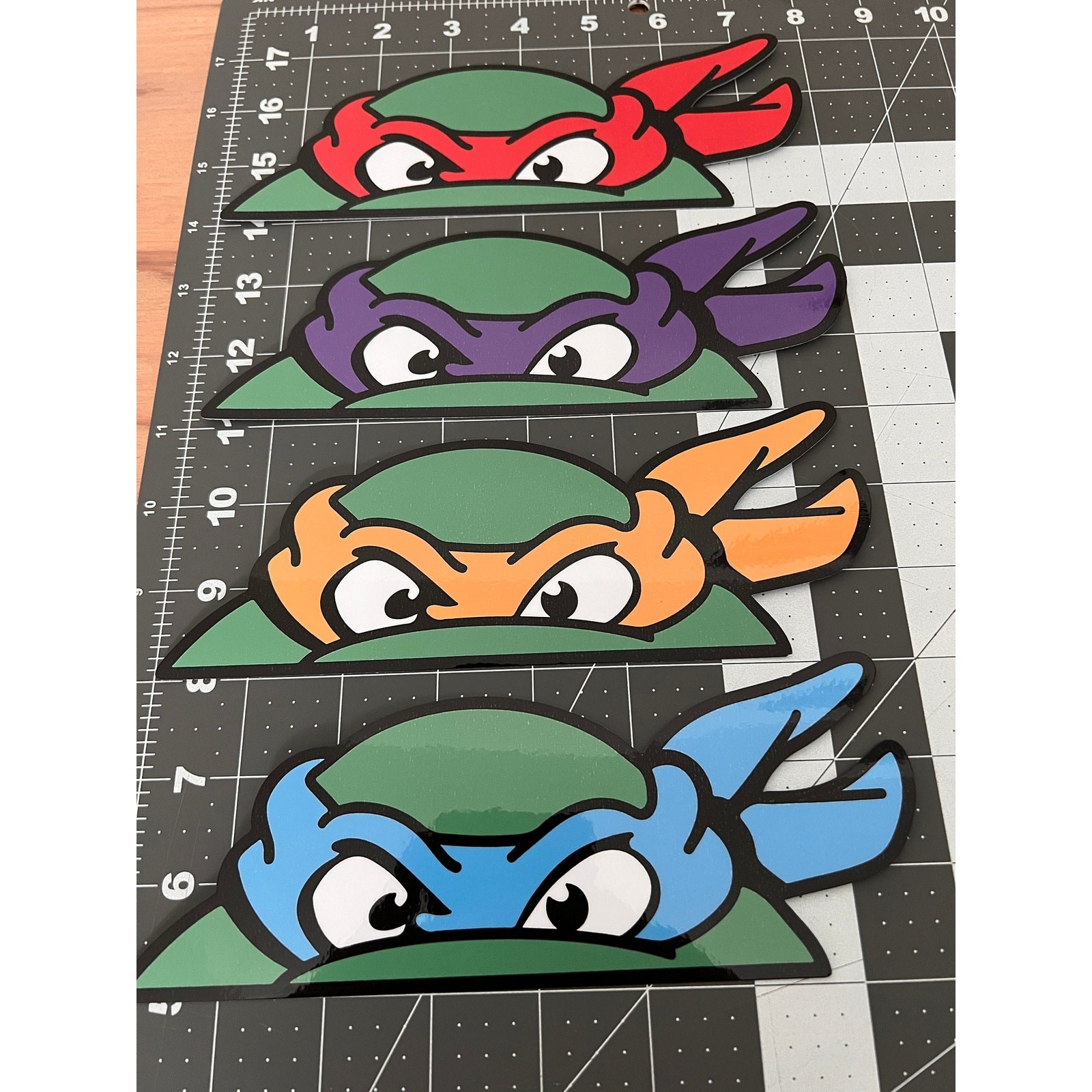 Ninja Turtles | TMNT | Car Peeker Decal | Pick One | 7″