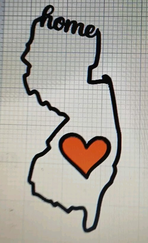 New Jersey Home Decal