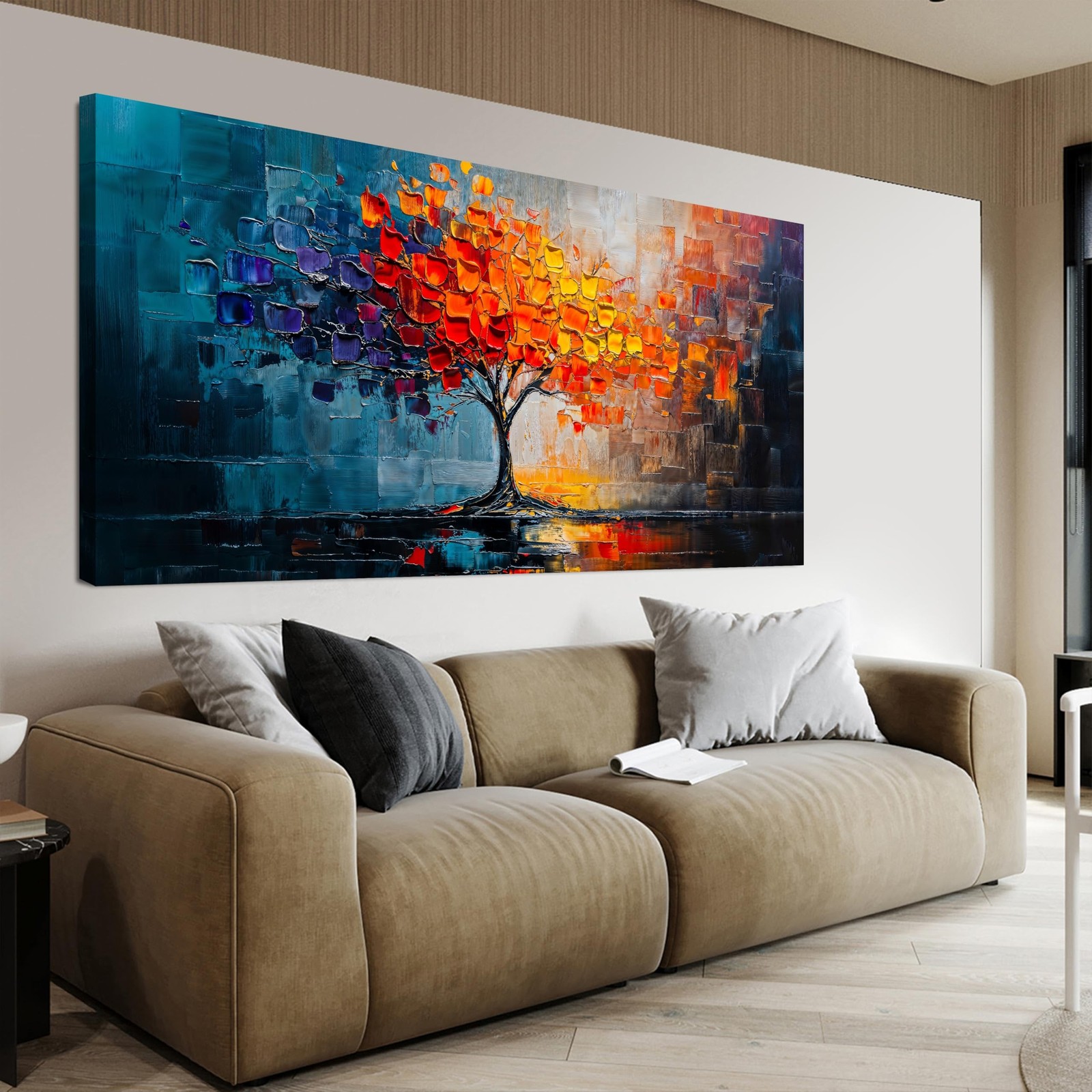 Canvas Wall Art Decor Modern Wall Art Pictures for Living Room Tree of Life W…