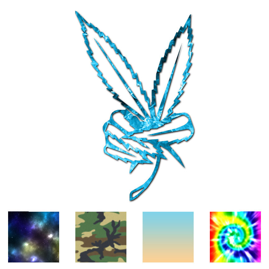 Marijuana Peace Weed – Vinyl Decal Sticker – Multiple Patterns & Sizes – ebn922