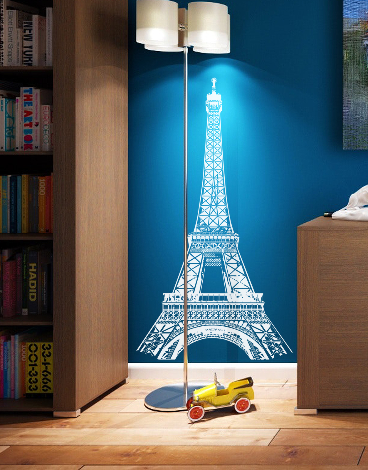 Eiffel Tower Wall Decal. Paris France. #877