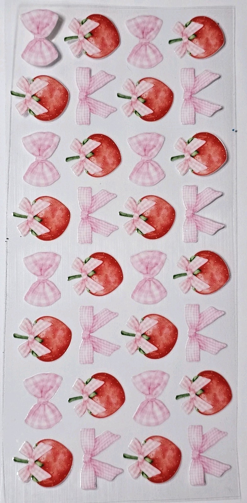 Bows Cherries UV DTF Transfer Sticker Wrap Tumbler UVDTF BUY 10+ GT COMBINE SHIP