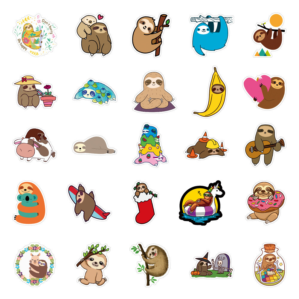 100Pcs Cute Animal Tree Sticker for Kids Teens Kids Classroom Girls Scrapbooking