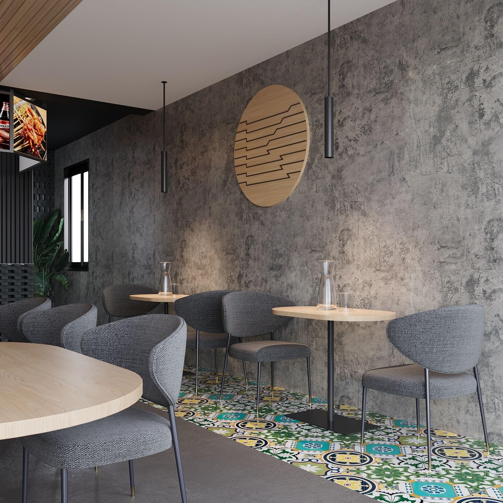 BAYYA Cement Grey Contact Paper Concrete Peel and Stick Wallpaper Industrial …