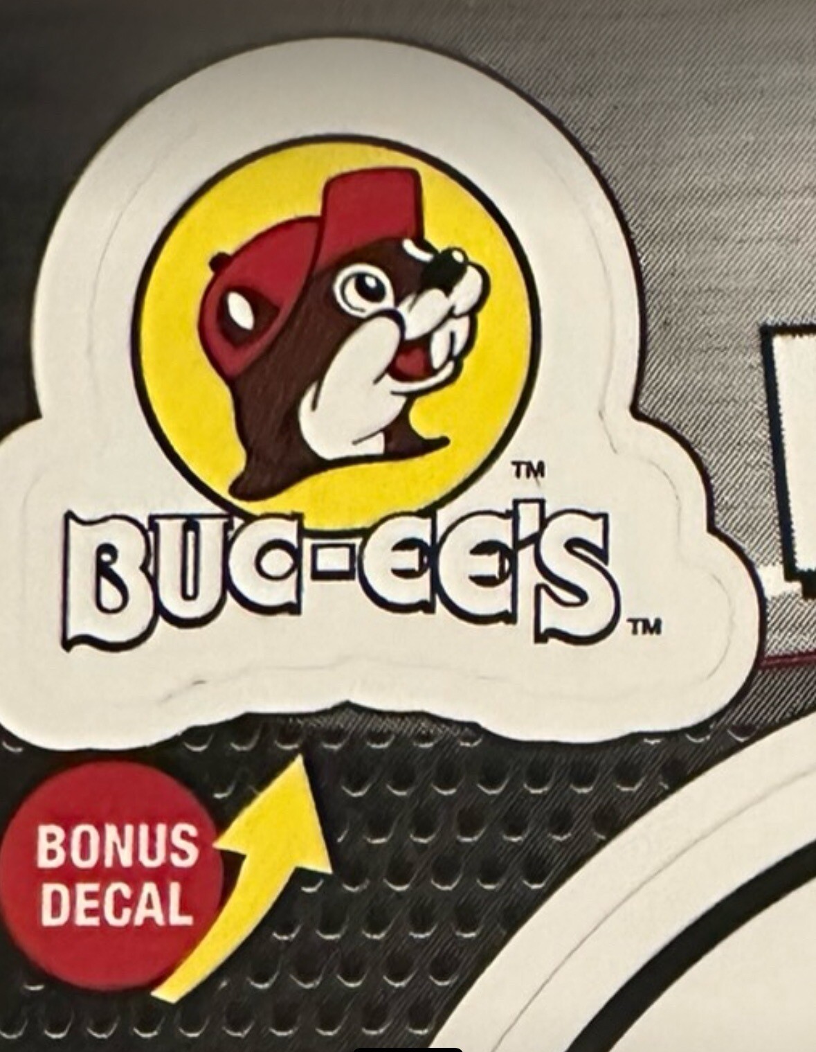 NEW Buc-ee’s Window Decal • White with a Bonus Small Buc-ee’s Logo