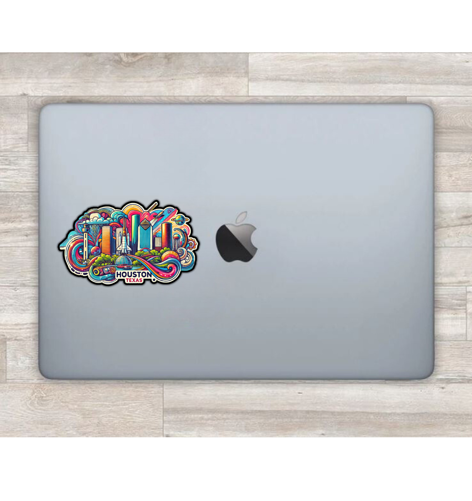 Houston Texas Fridge Magnet or Laptop Sticker