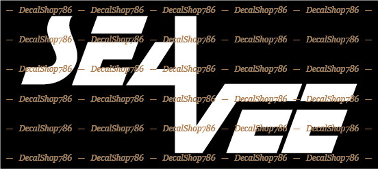 Sea Vee Boats -Outdoor Sports- Car/SUV/Truck Vinyl Die-Cut Peel N’ Stick Decals