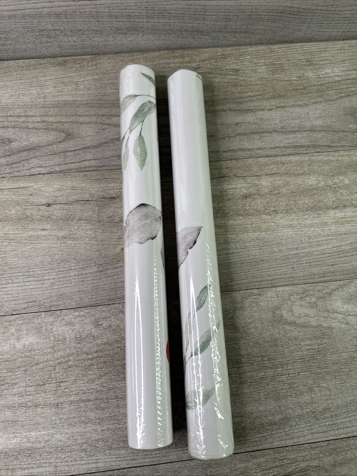 2-Green Plants Leaves Wall Decals Peel & Stick Large Floral Flowers Wall Sticker