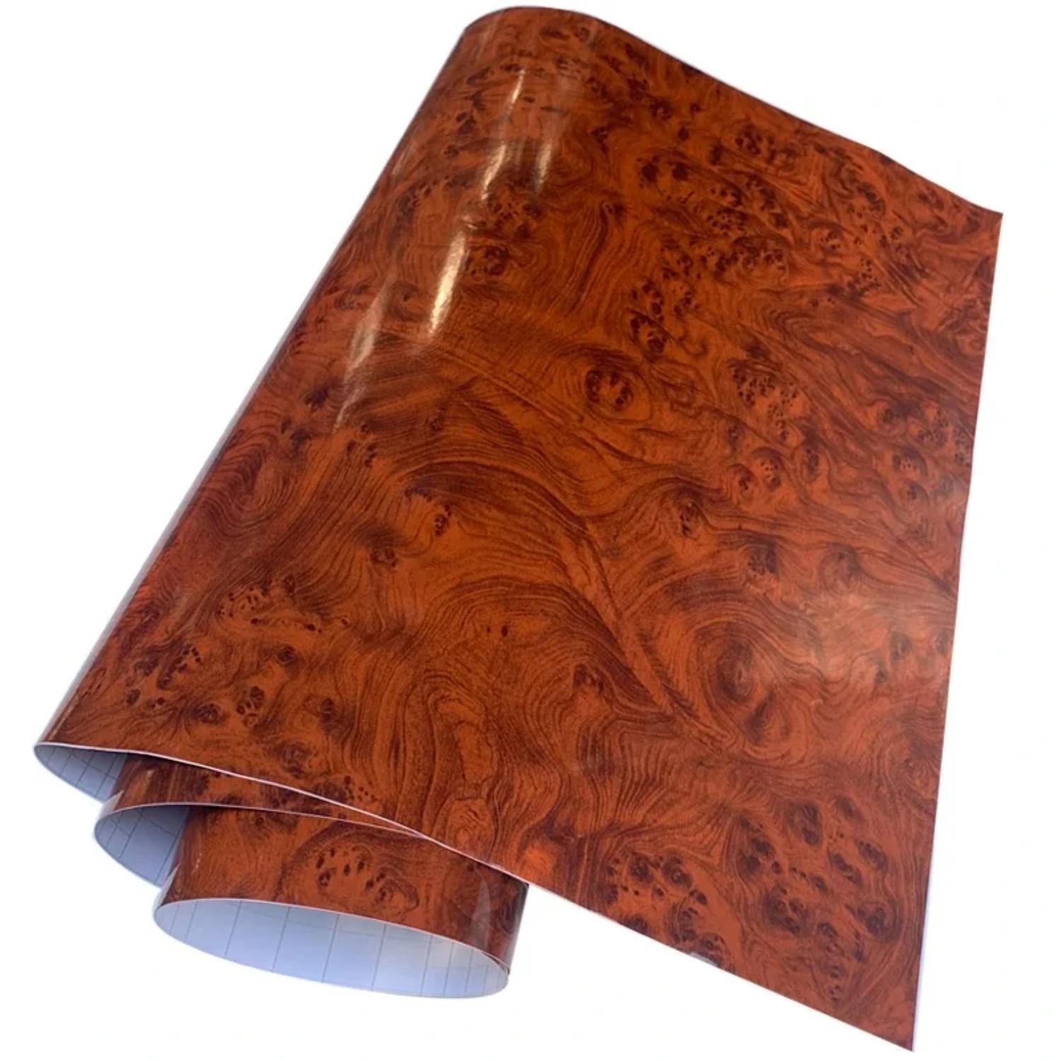 Sticker Decal Wrap PVC Film Glossy Wood Grain Polymeric DIY Car Interior Vinyl