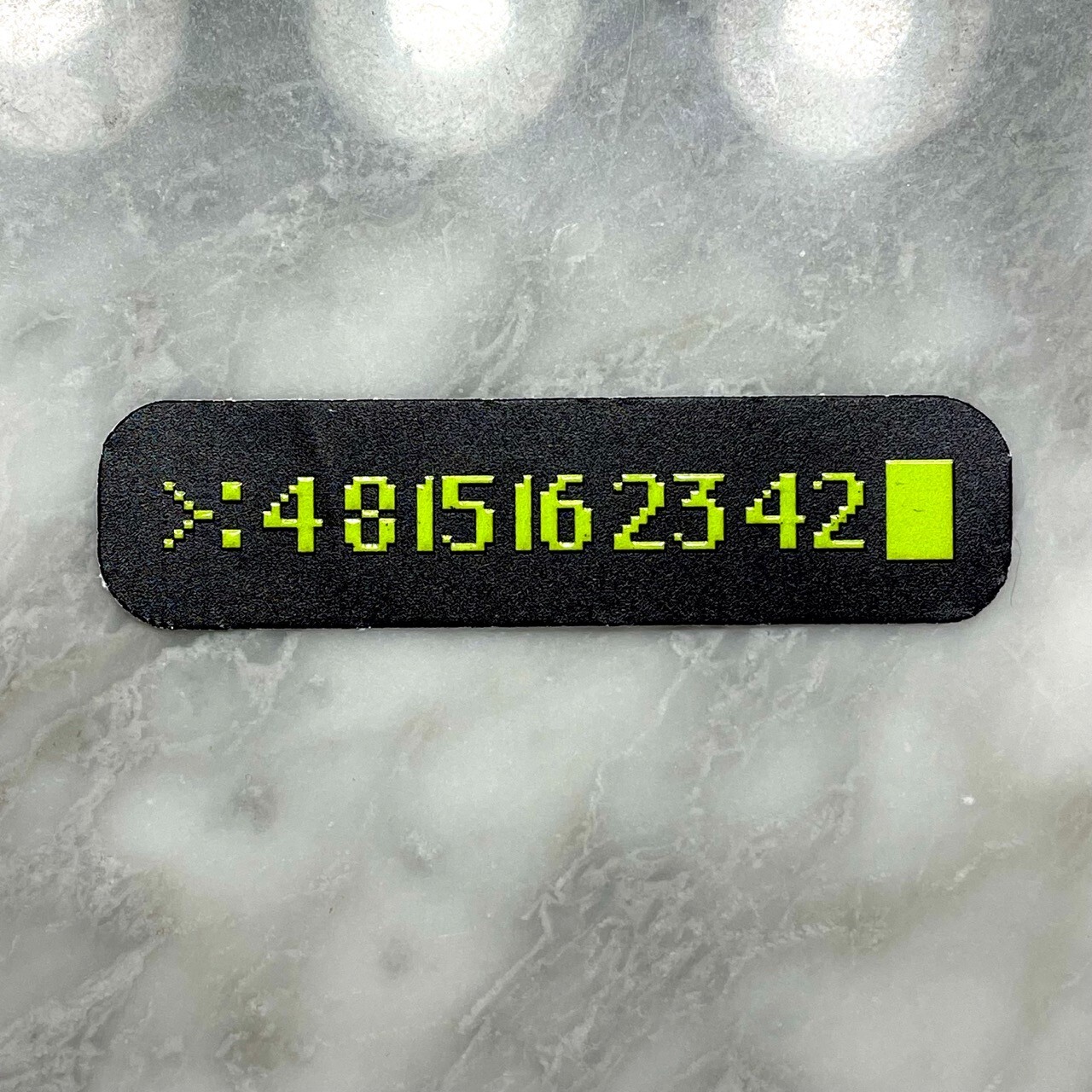 LOST computer numbers 4 8 15 16 23 42 Sticker