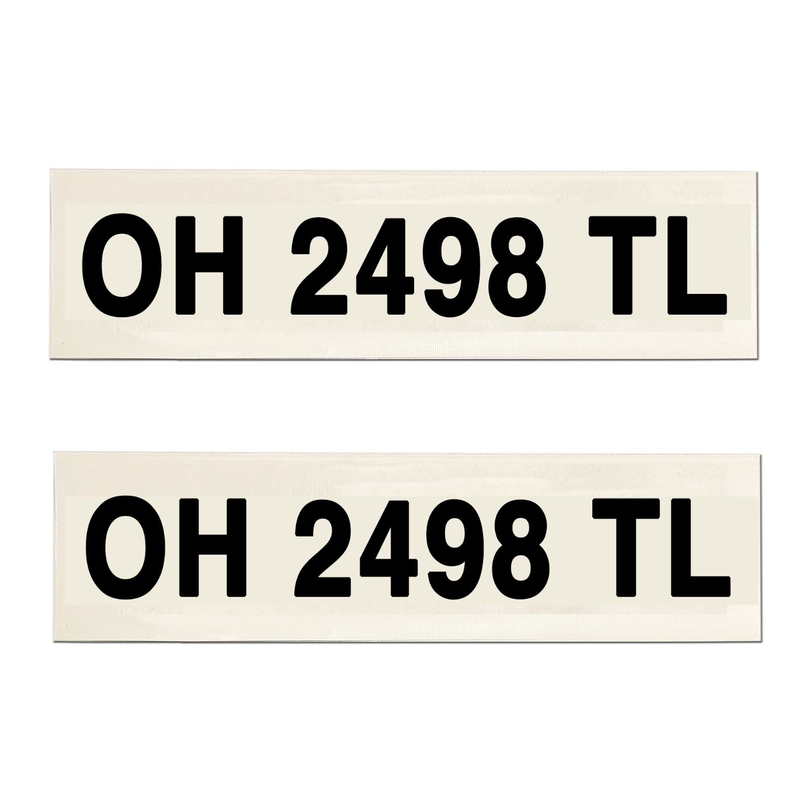 Boat Registration Numbers Vinyl Decal Sticker Set – 3″ Tall – 869