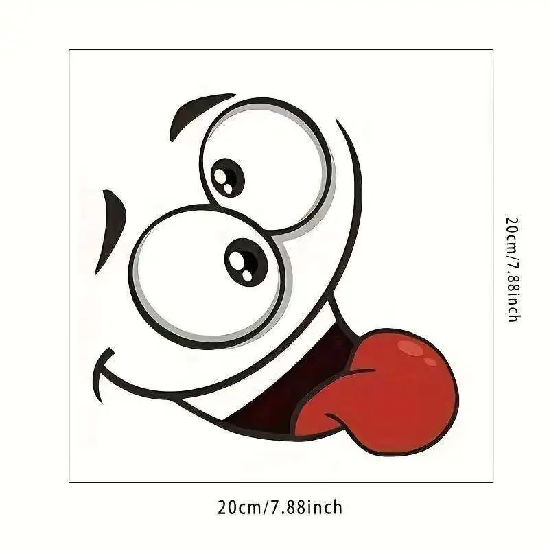 1/4pcs Funny Toilet Lid Sticker – Self-Adhesive Bathroom Decor