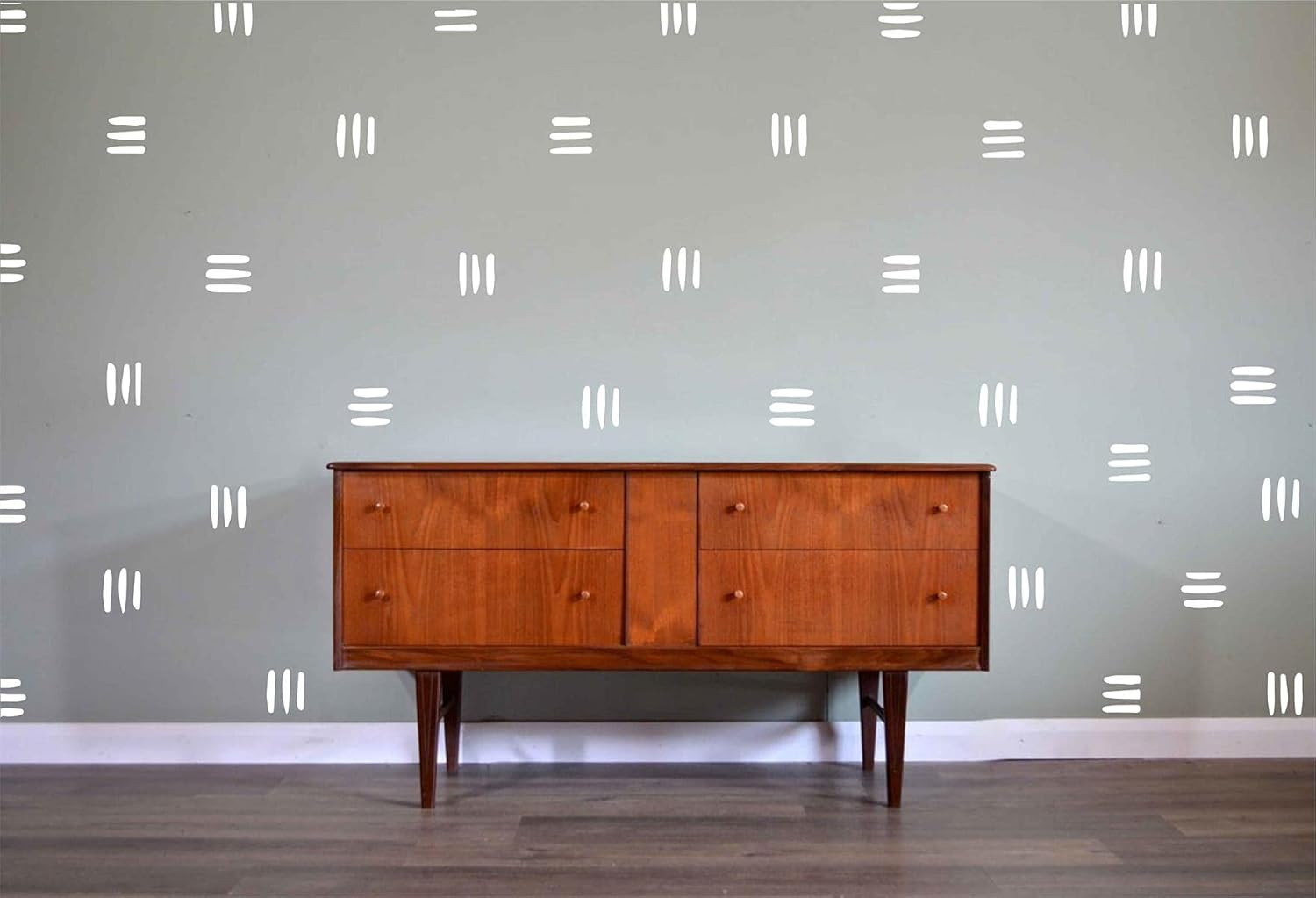120Pcs Modern Line Wall Stickers Boho Nursery Kids Living Room Scandinavian Home