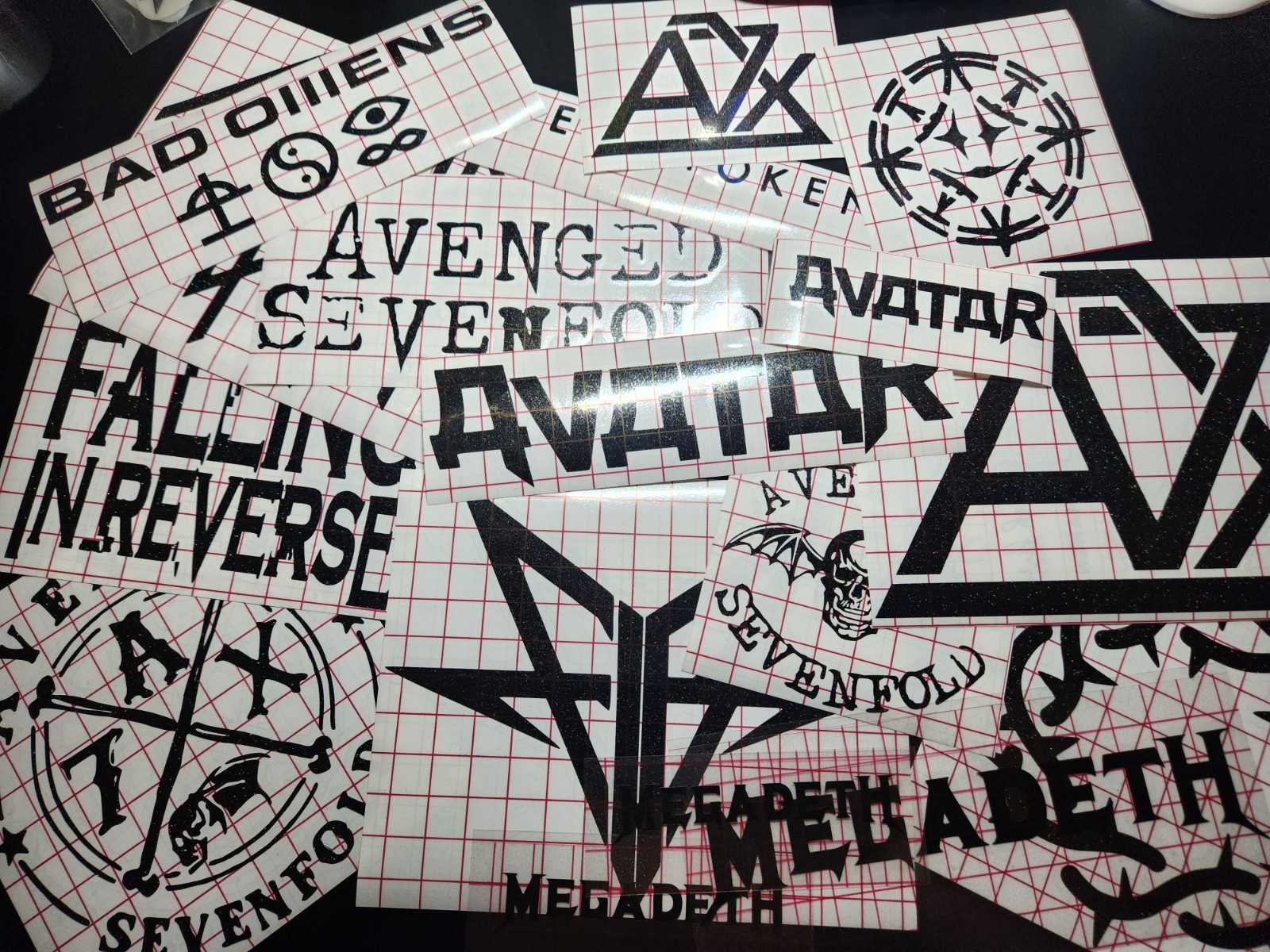 Custom Band, Logo, Image Vinyl Decal