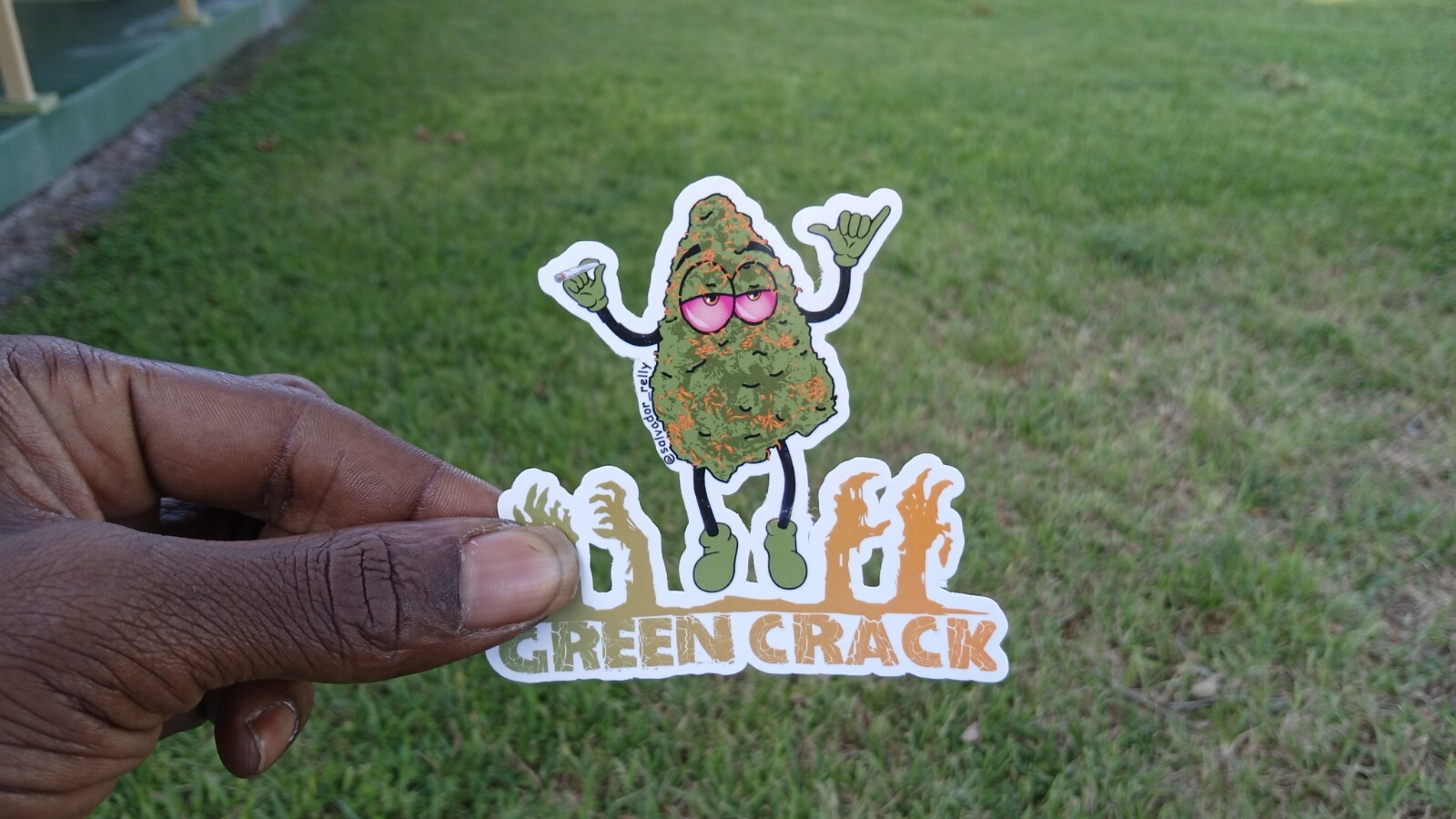 Greencrack Stain Stickers Waterproof/ Waterproof Stickers