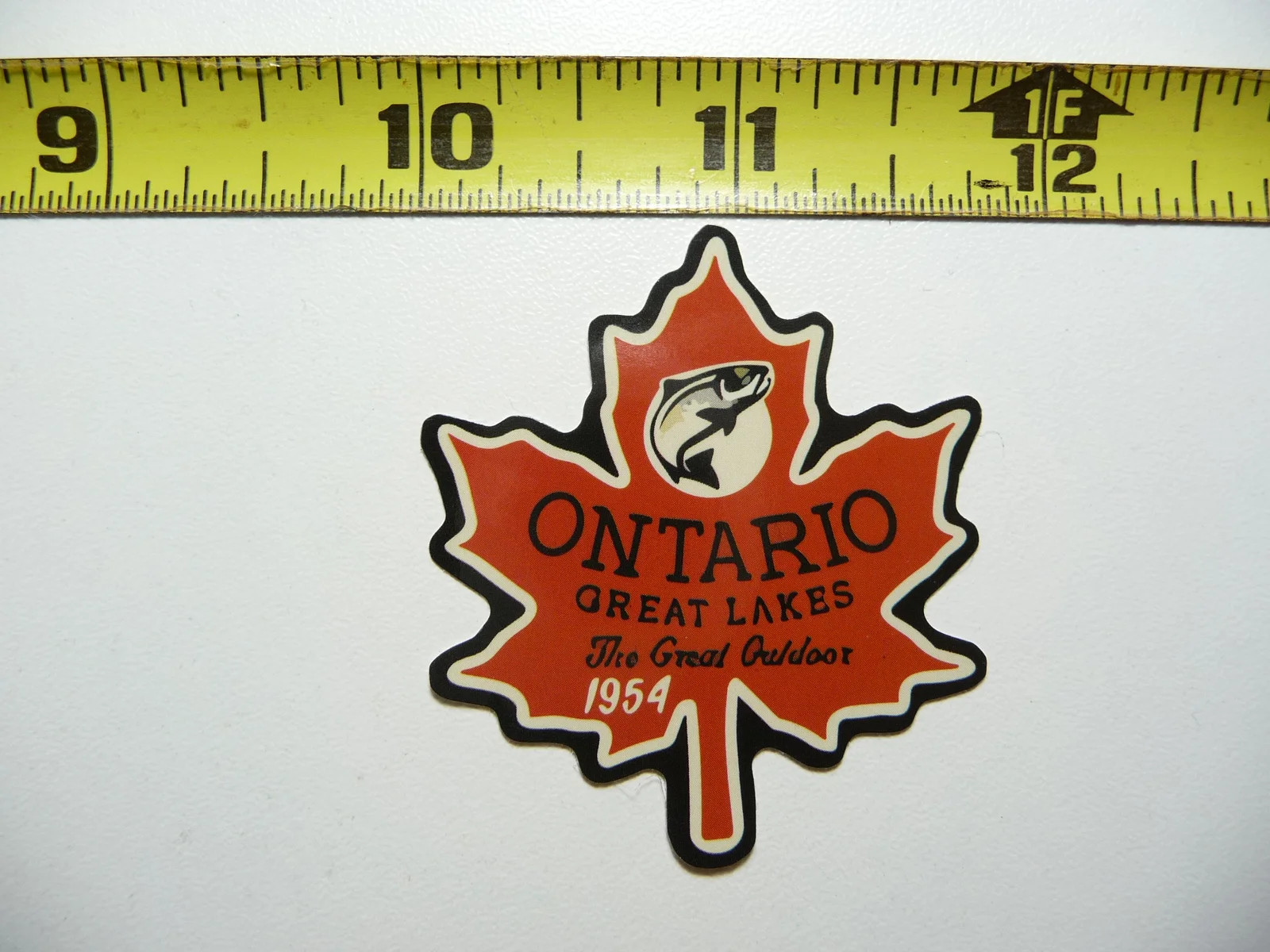 MAPLE LEAF ONTARIO GREAT LAKES SMALL STICKER DECAL HIKING CAMPING WOODS PARK