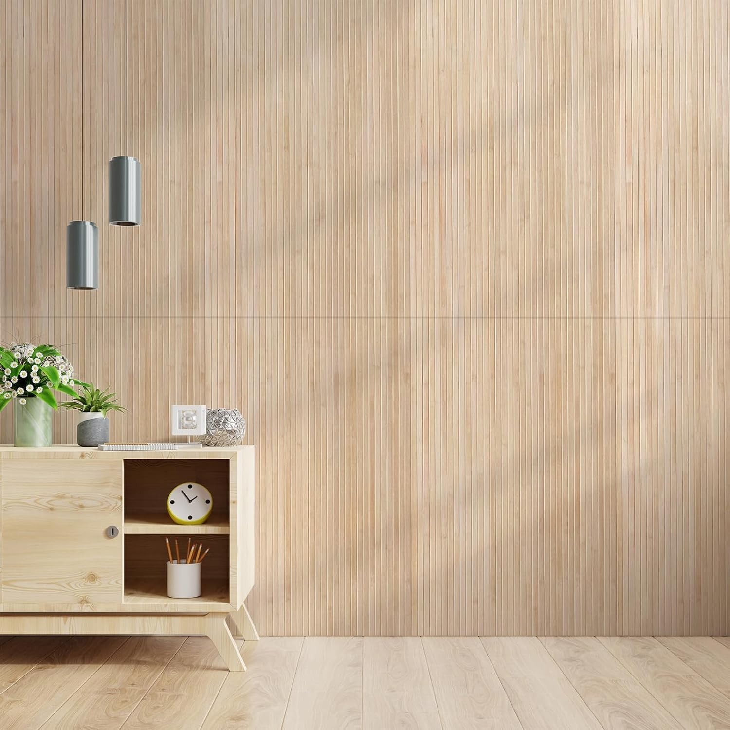 Revestimiento de pared flexible tipo rollo, paneles, estilo tropical, NUEVO US