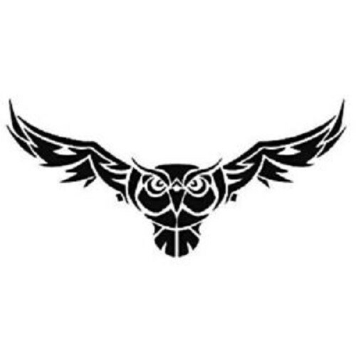 OWL TRIBAL Vinyl Decal for Car Truck Motorcycle Bumper Wall Window laptop