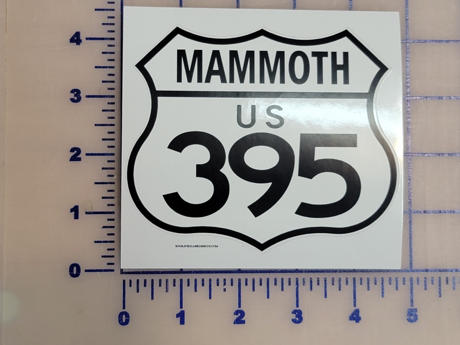 Mammoth US Route 395 California Sticker Decal R1036 Highway Sign Road Sign