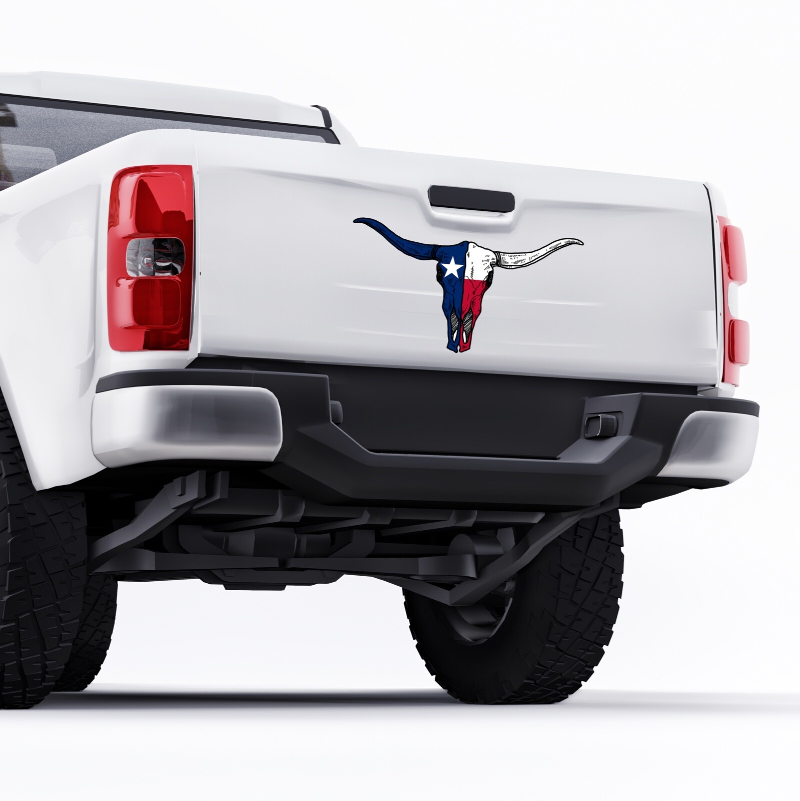 TEXAS Longhorns Flag Sticker UT Vinyl Decal Car Wall Steer Shaped Bull Head TX