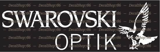 Swarovski Optik Scopes – Hunting / Shooting – Vinyl Die-Cut Peel N’ Stick Decals