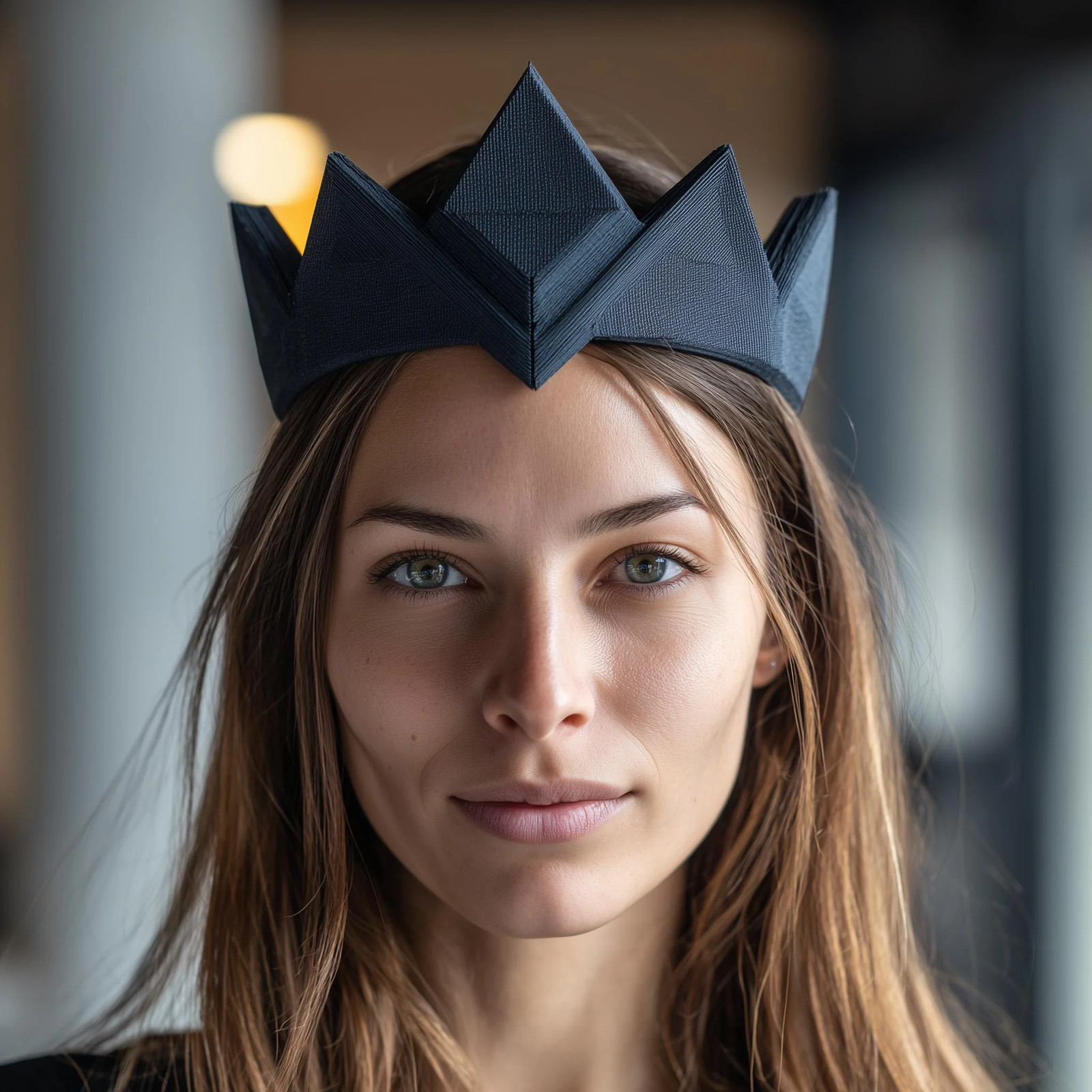 Geometric Crown Headpiece | 3D Printed Fantasy Tiara for Cosplay & Gothic