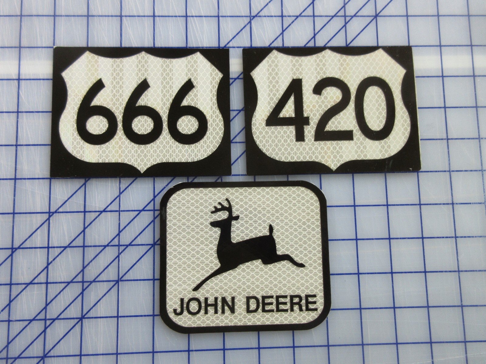NEW Reflective Road Sign Magnet Rt 420 – Rt 666