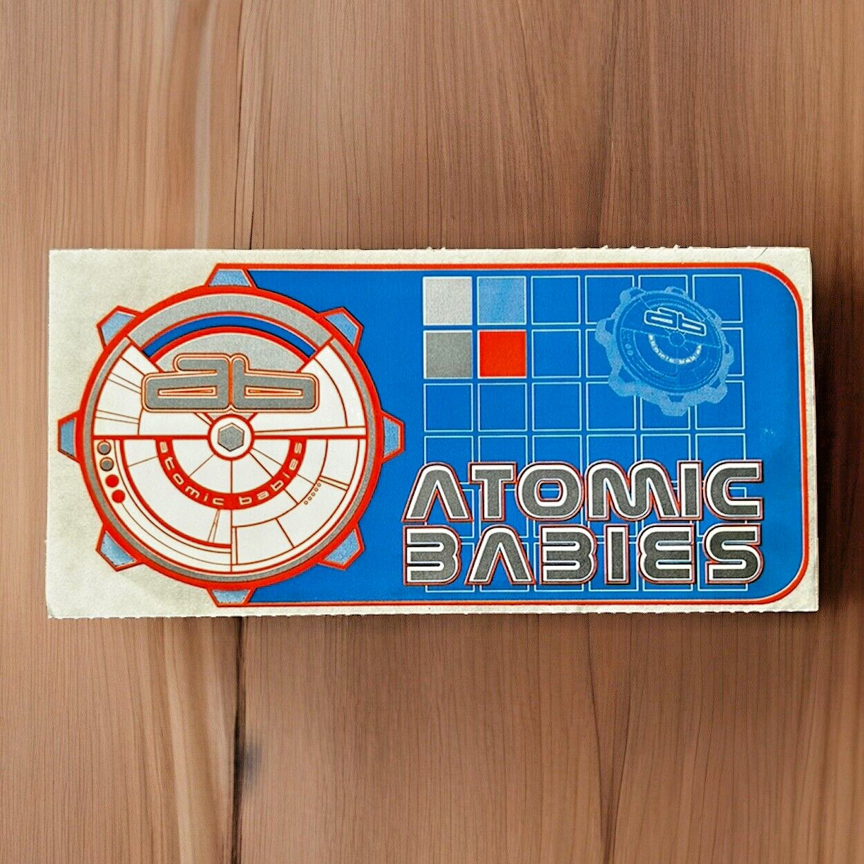 Promo Sticker ~ Atomic Babies ~ Rectangular ~ 5×2.5″ ~ [ja