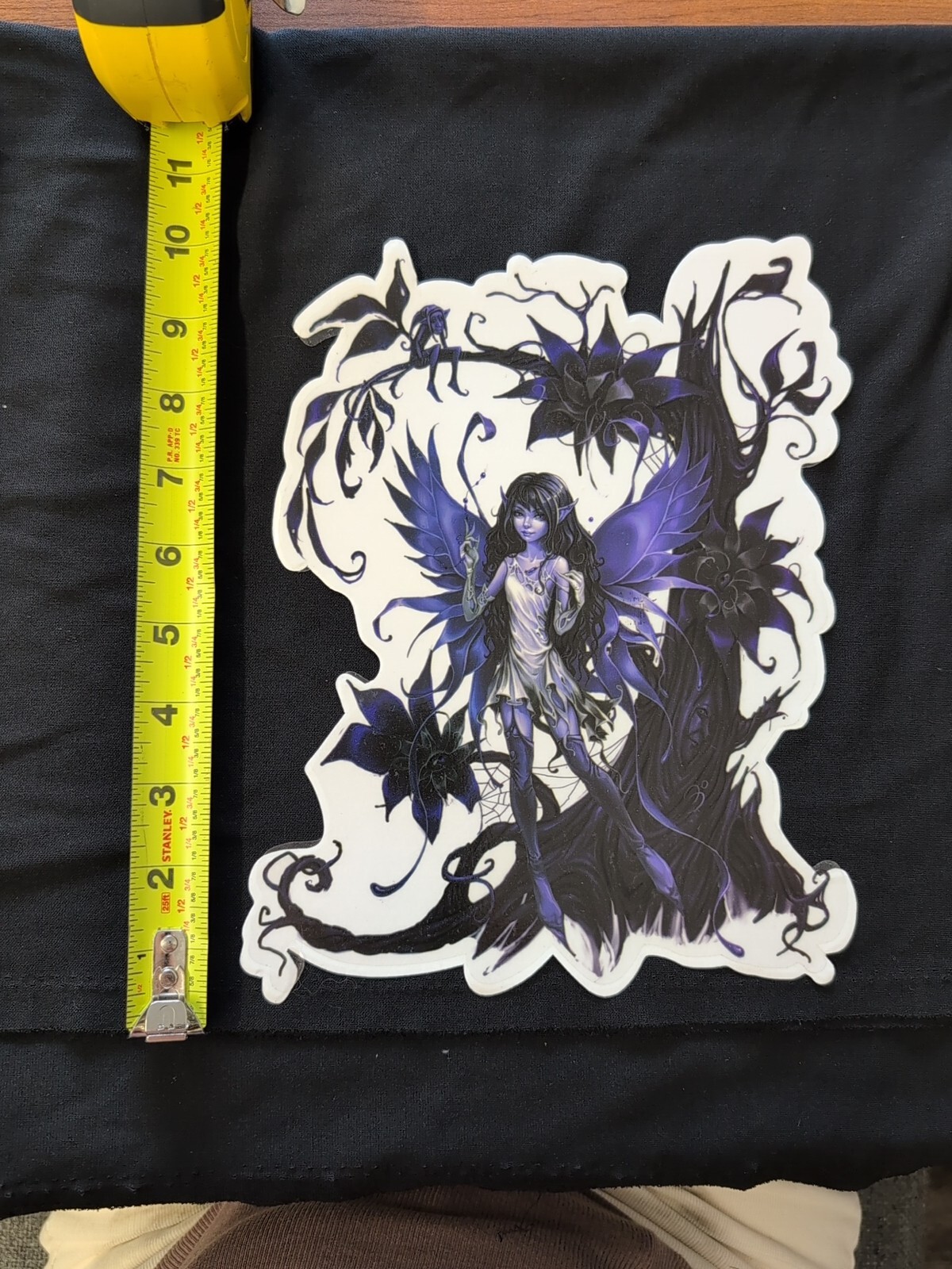 Purple Butterfly Fairy Extra Large Bumper Sticker Vinyl Decal 10”x 8”