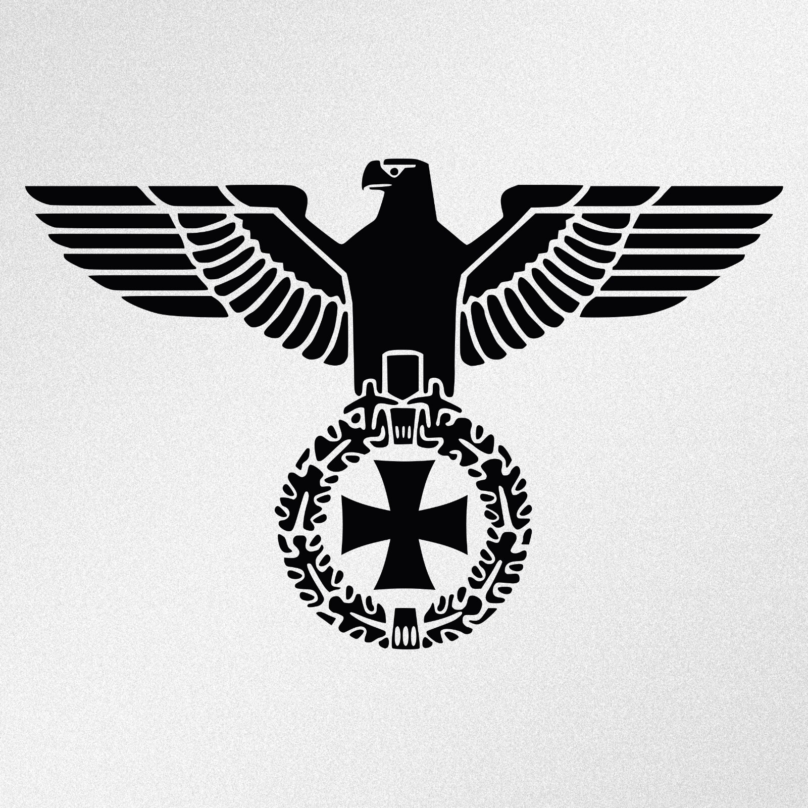 German Imperial Eagle Iron Cross Reichsadler Eisernes Kreuz Vinyl Decal Sticker