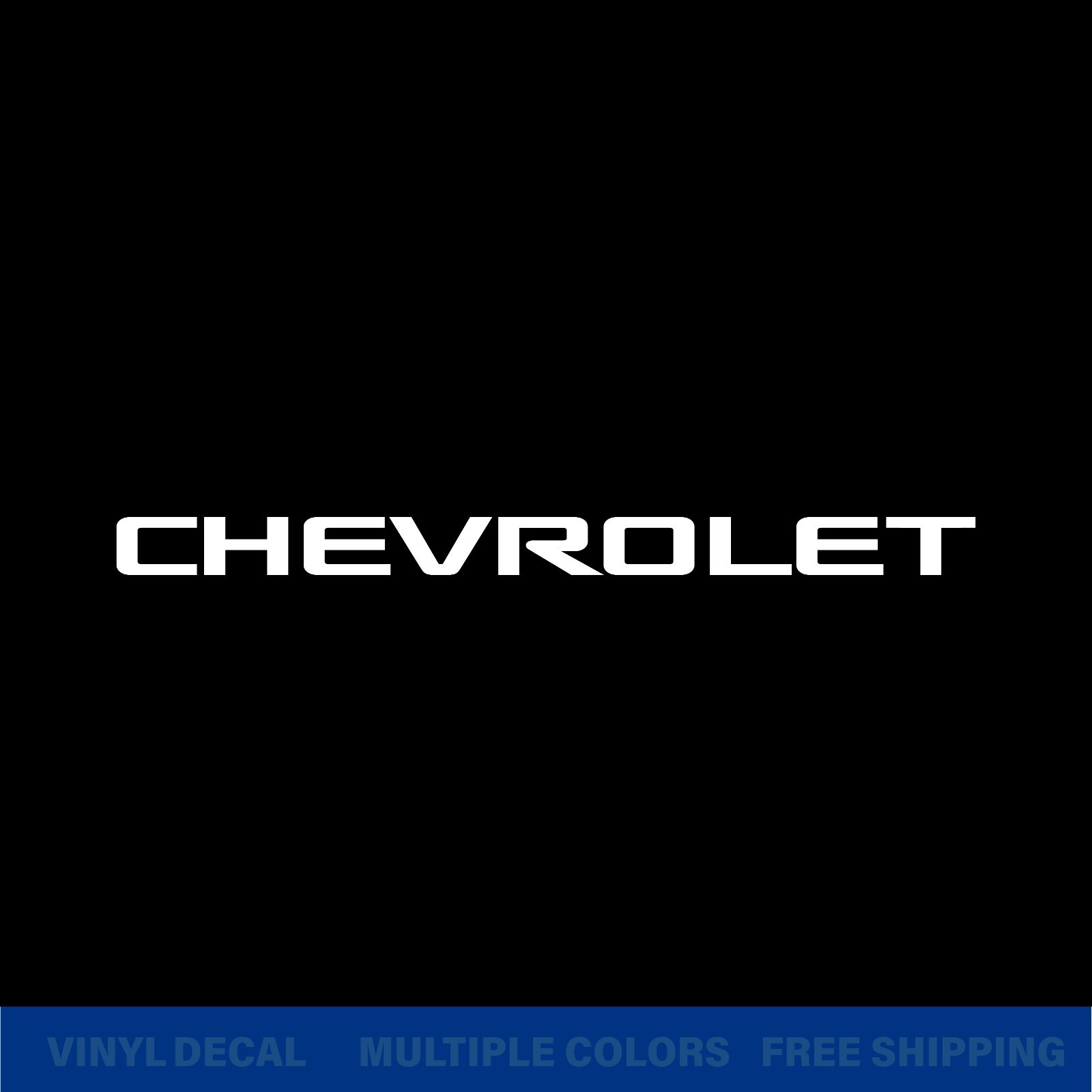 CHEVROLET Logo Vinyl Decal Sticker | Car Truck SUV Window | Free Shipping